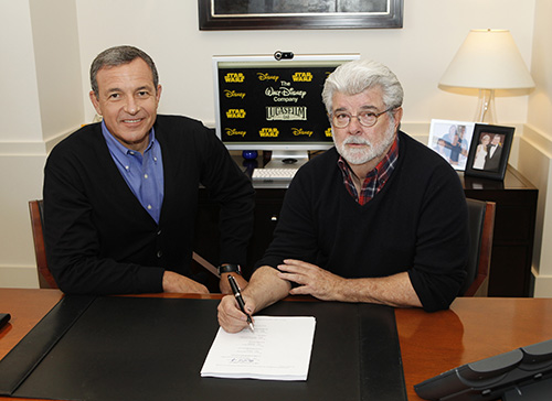 ROBERT A. IGER (PRESIDENT AND CHIEF EXECUTIVE OFFICER, THE WALT DISNEY COMPANY), GEORGE LUCAS