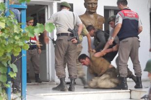 CUMHURBASKANI RECEP TAYYIP ERDOGAN'IN MARMARIS'TE KALDIGI OTELE SALDIRI DUZENLEYEN 11 DARBECI ASKER YAKALANDI. (FOTO: TAYLAN YILDIRIM / MARMARIS, DHA)