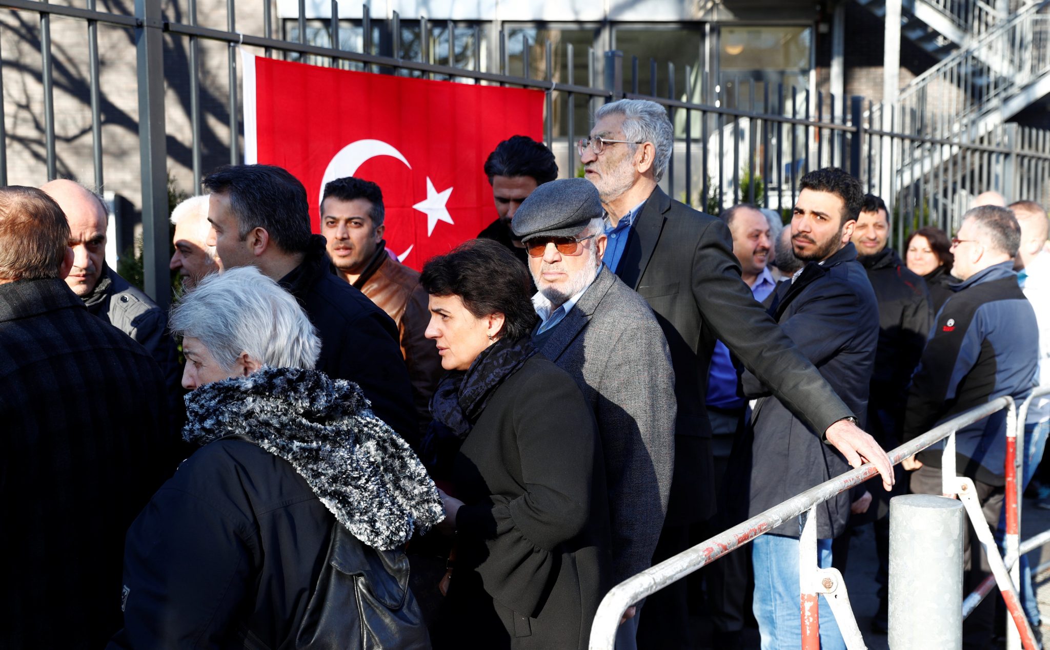 Turkish voters cast their ballots on the constitutional referendum